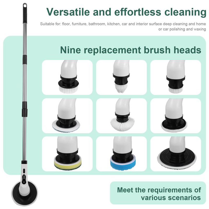 Electric Spin Scrubber - Cordless Power Cleaning Brush