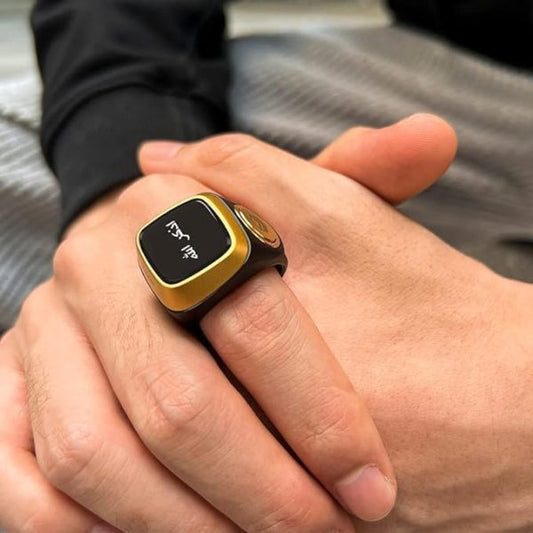 Digital Tasbih Zikr Ring UAE – Smart OLED Tasbeeh Counter | Islamic Gift Dubai