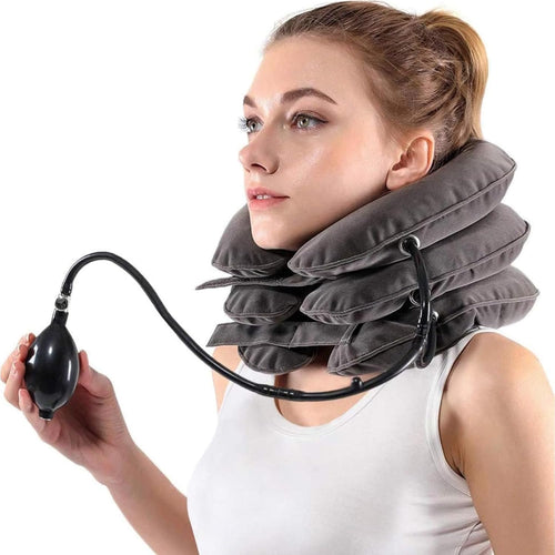 Inflatable Neck Traction Device – Cervical Pain Relief & Posture Support Collar