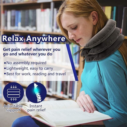 Inflatable Neck Traction Device – Cervical Pain Relief & Posture Support Collar