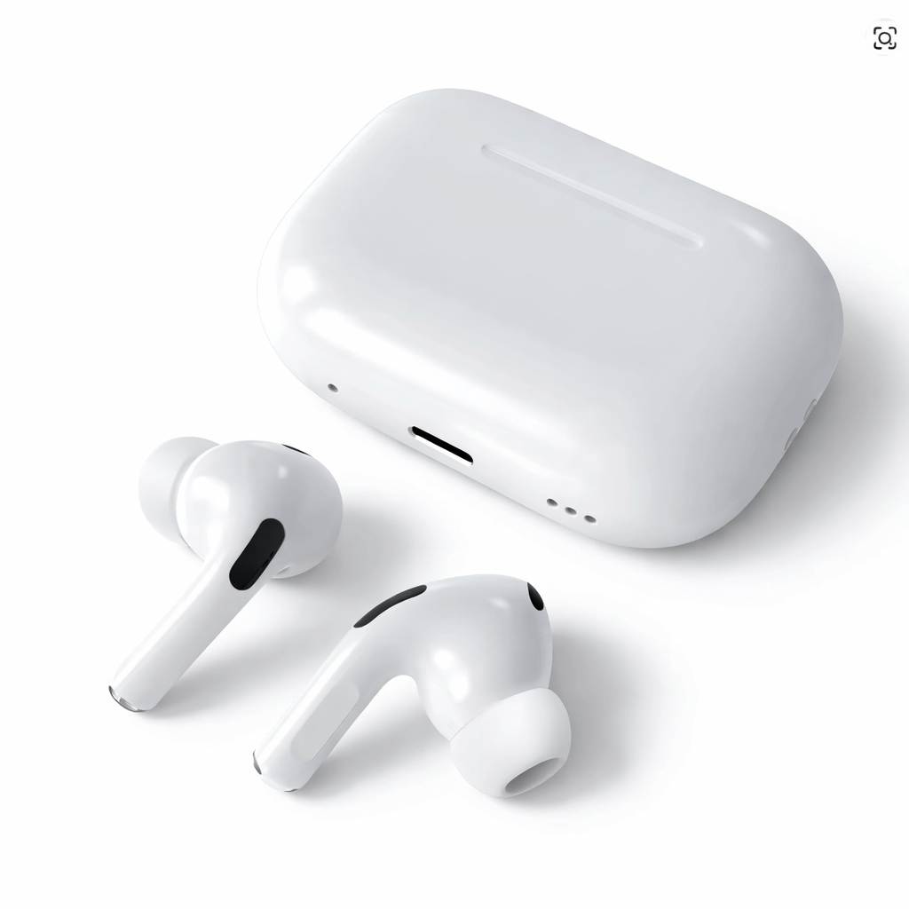 AIRPODS PRO2 WHITE/BLACK PRIEMIUM QUALITY ( 2ND GENRATION)