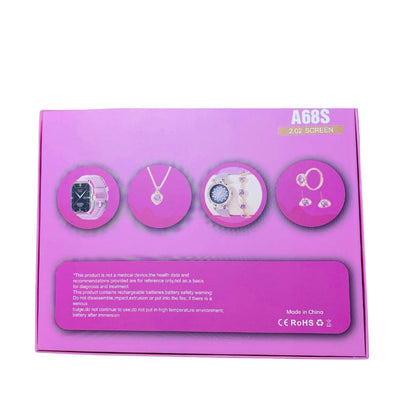 Deluxe Girls Smart Watch Gift Set – With Jewelry & Dual Watches