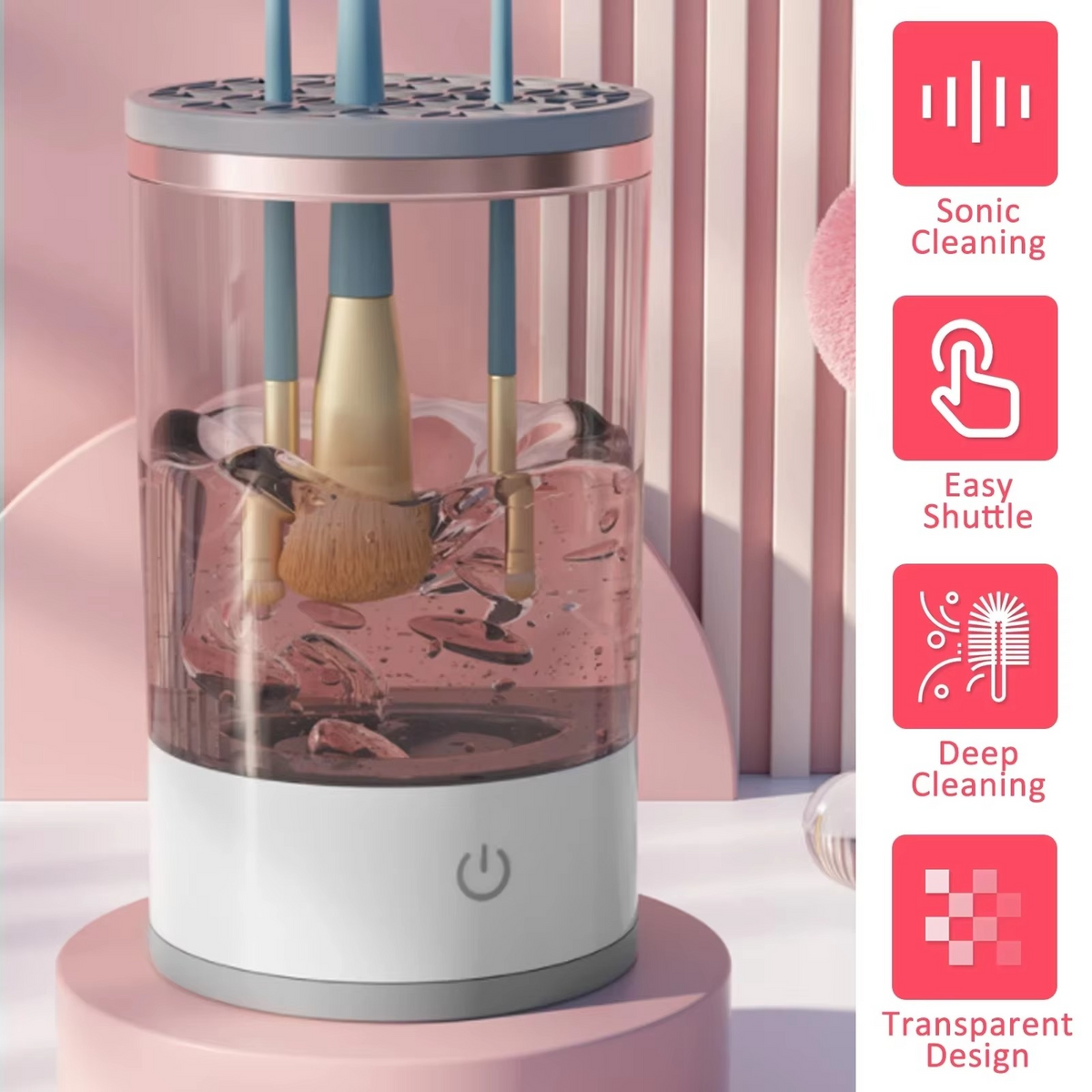 Automatic Electric Makeup Brush Cleaner