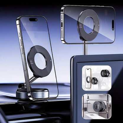 Magnetic Car Phone Holder 360° Rotation – Strong Grip Dashboard Mount UAE