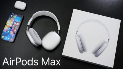 AIR POD MAX WIRELESS HEADPHONES WITH BEST QUALITY SOUND AND EASY CONNECT