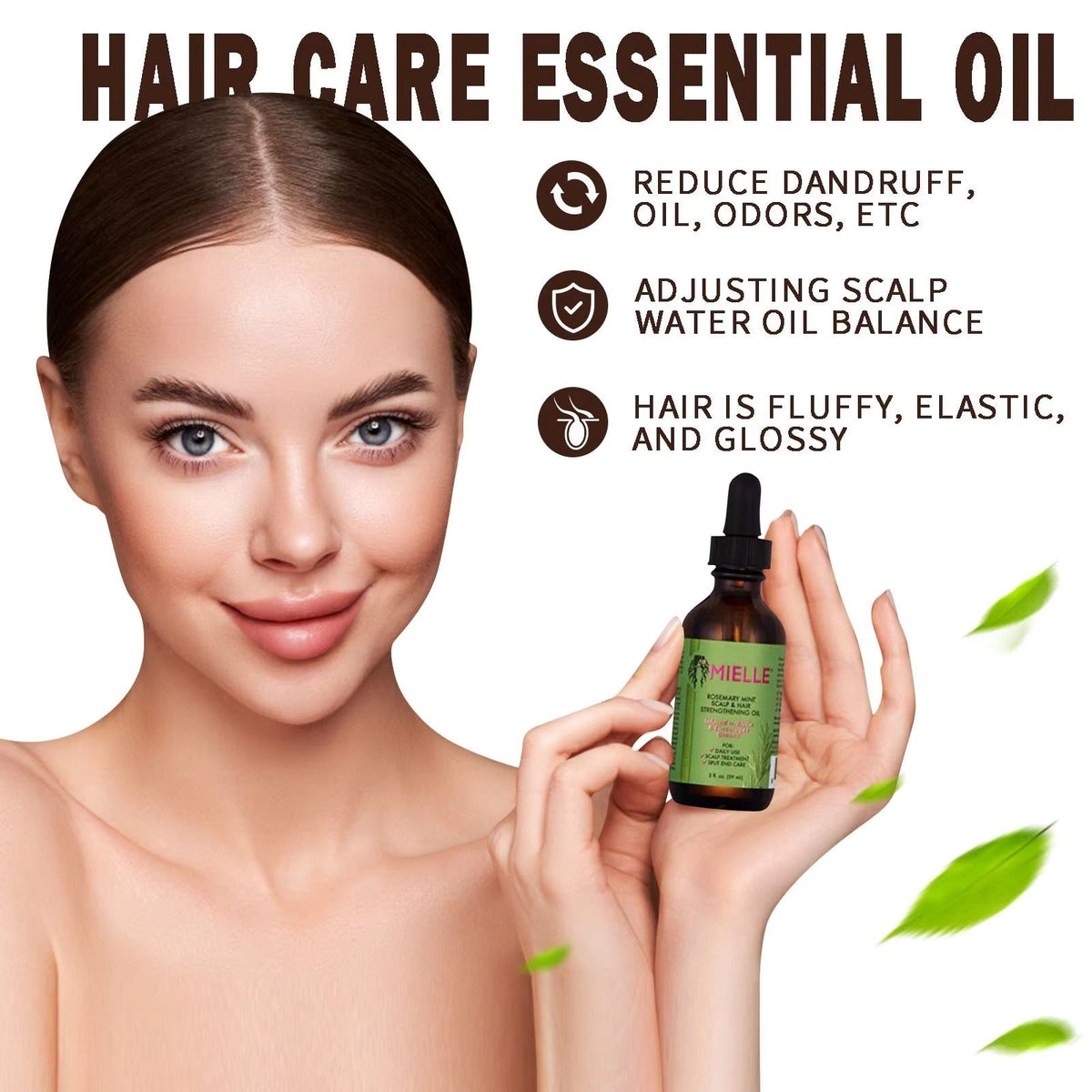 Rosemary Mint Scalp & Hair Strengthening Oil | زيت إكليل الجبل والنعناع لتقوية الشعر وفروة الرأس